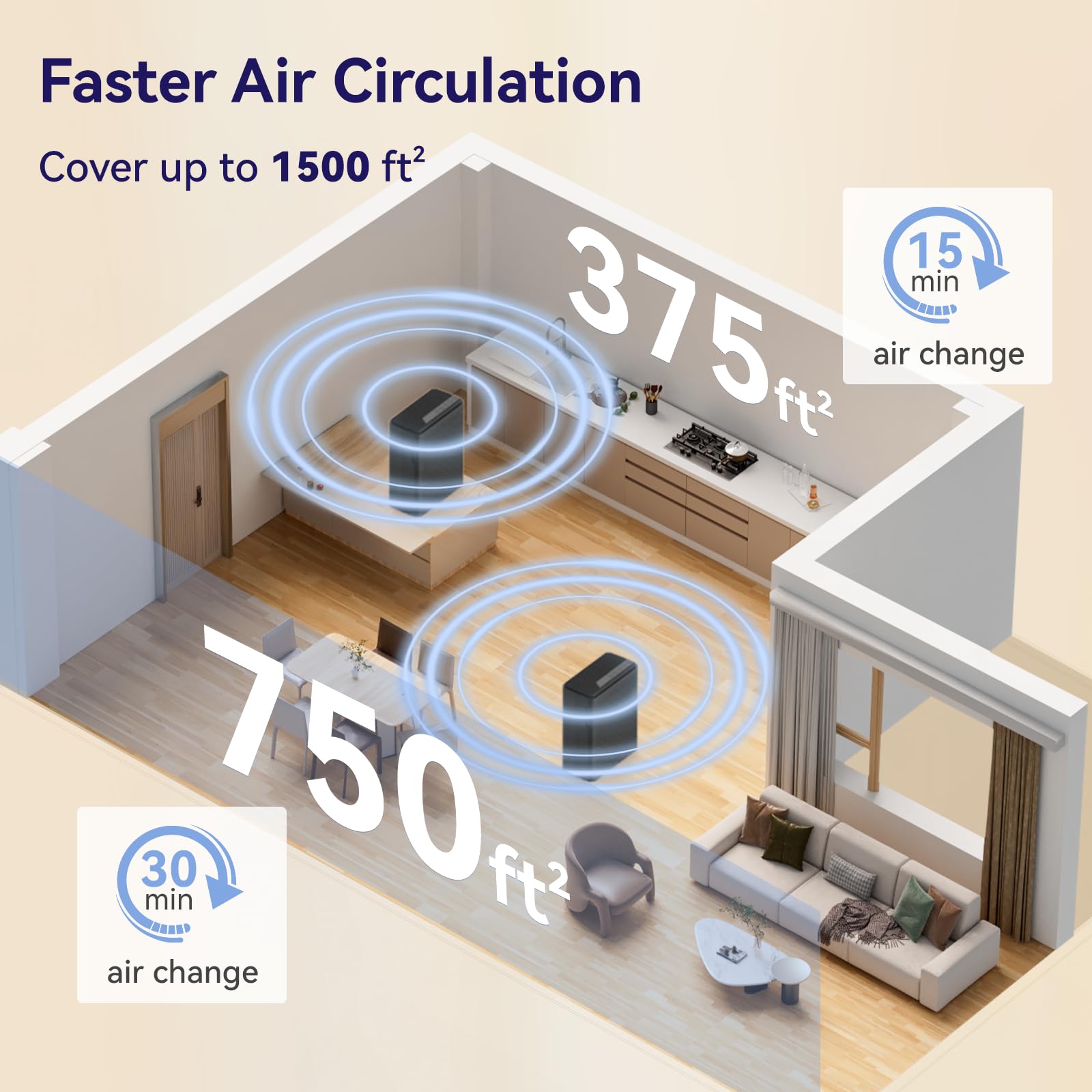 YARIKI P280 activated carbon filter reduces odors and smoke effectively.