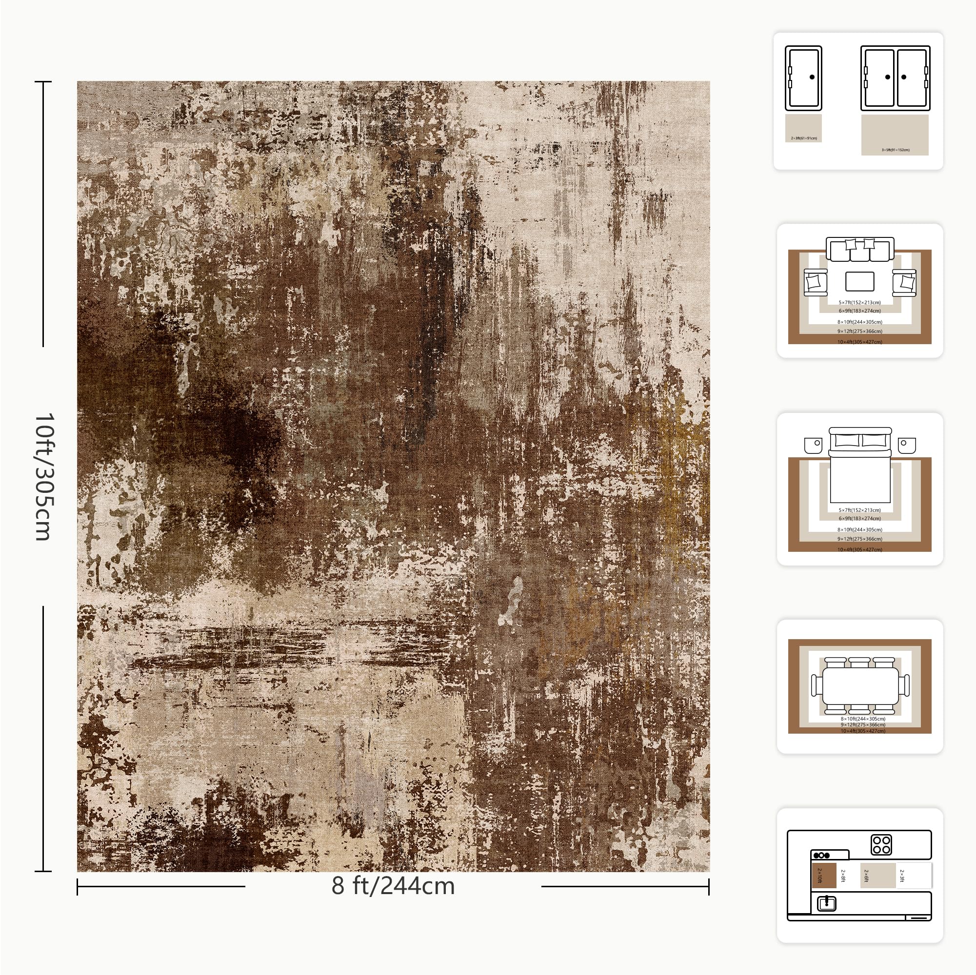 Yarooge kids and pets-friendly rug offers soft texture and safety for families.