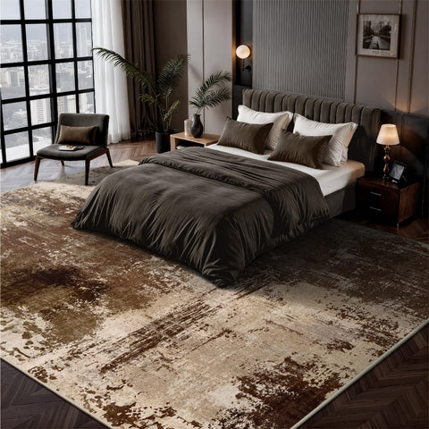 Yarooge rug soft texture closeup highlights plush feel underfoot and cozy atmosphere.