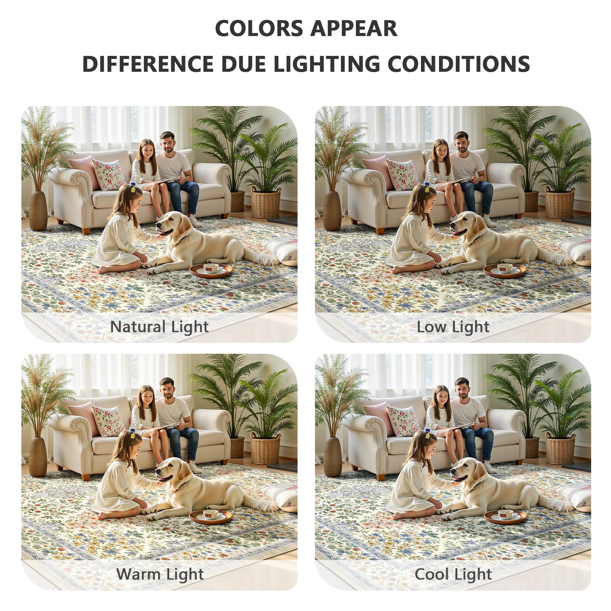Yarooge dining-room rug supports active spaces with stable footing.