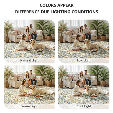 Yarooge dining-room rug supports active spaces with stable footing.