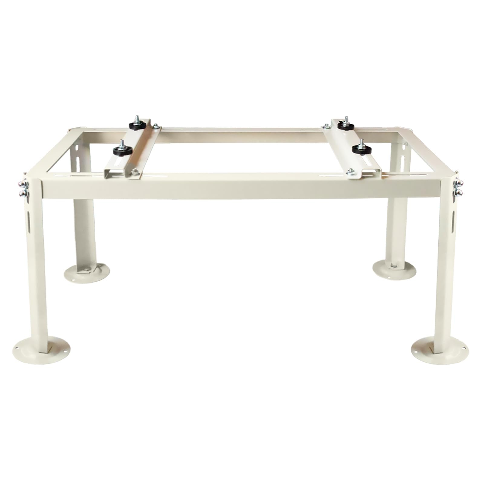 Yarssihha mini split stand front view with sturdy steel construction elevating outdoor unit.