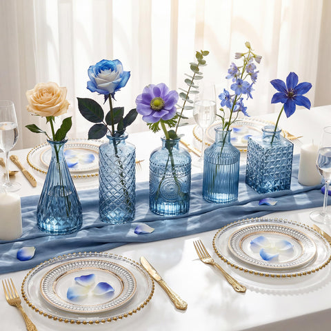 Yasali decorative mini bud vases add home decor accents