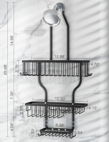 YASONIC sturdy aluminum frame supports up to forty pounds.