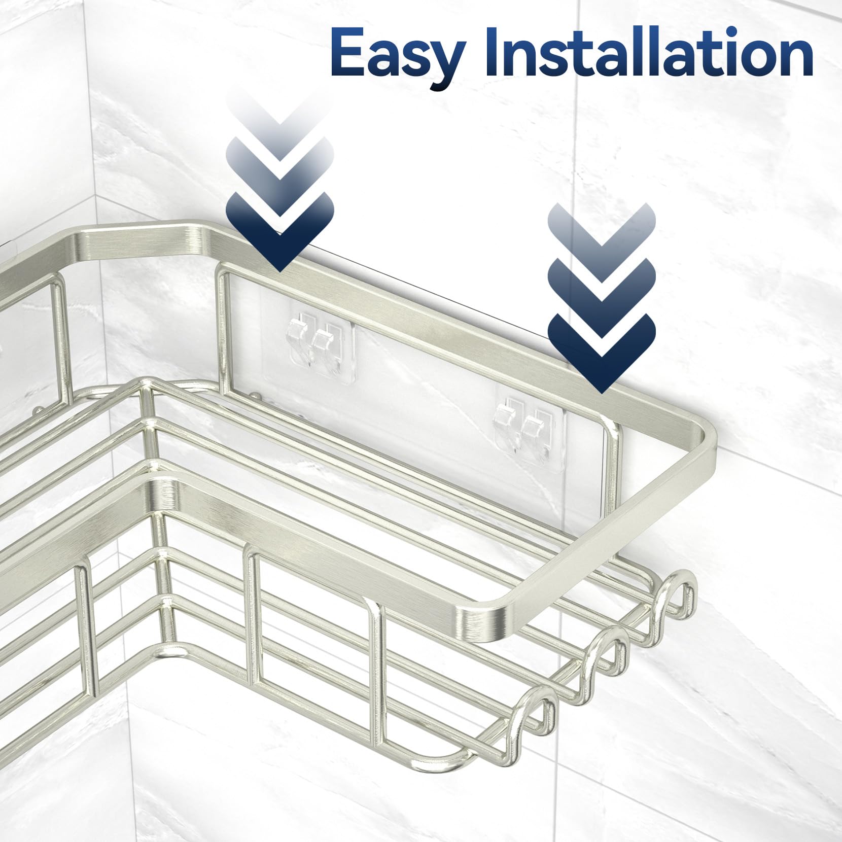 YASONIC 90-degree corner fit ensures stable placement on square walls.