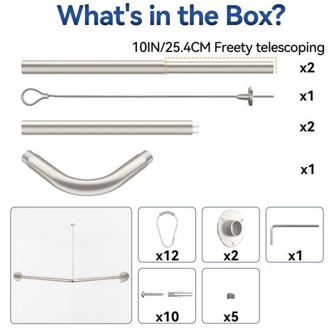 YASONIC fits four assembly configurations for square or rectangular spaces.