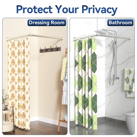 YASONIC included hardware and finish in silver complements modern bathrooms.