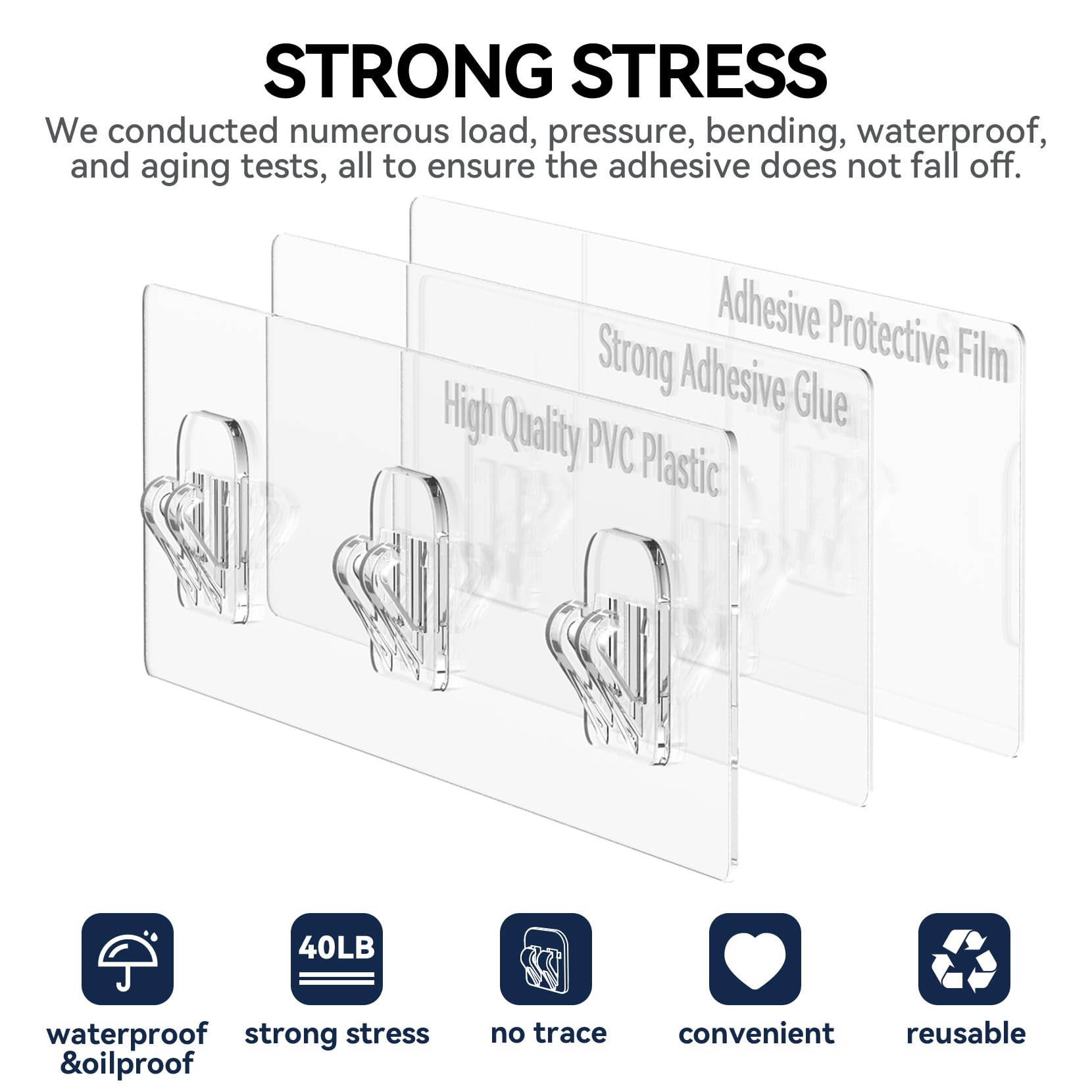 YASONIC Stainless steel construction keeps shelf durable