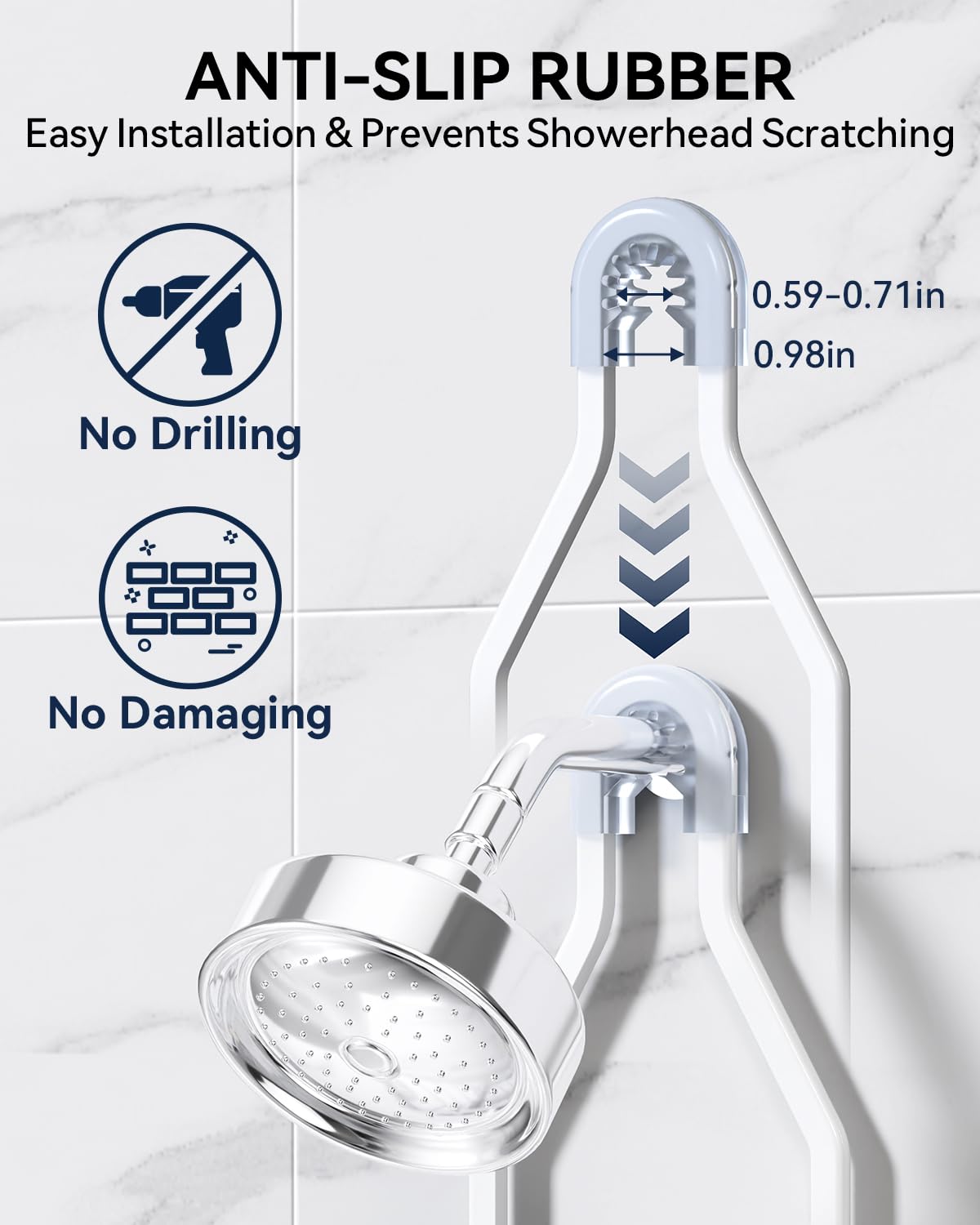 Easy no-drill setup ideal for renters and apartments