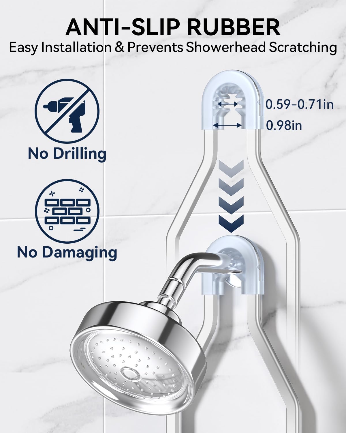YASONIC no-drill installation suitable for renters and flexible placement