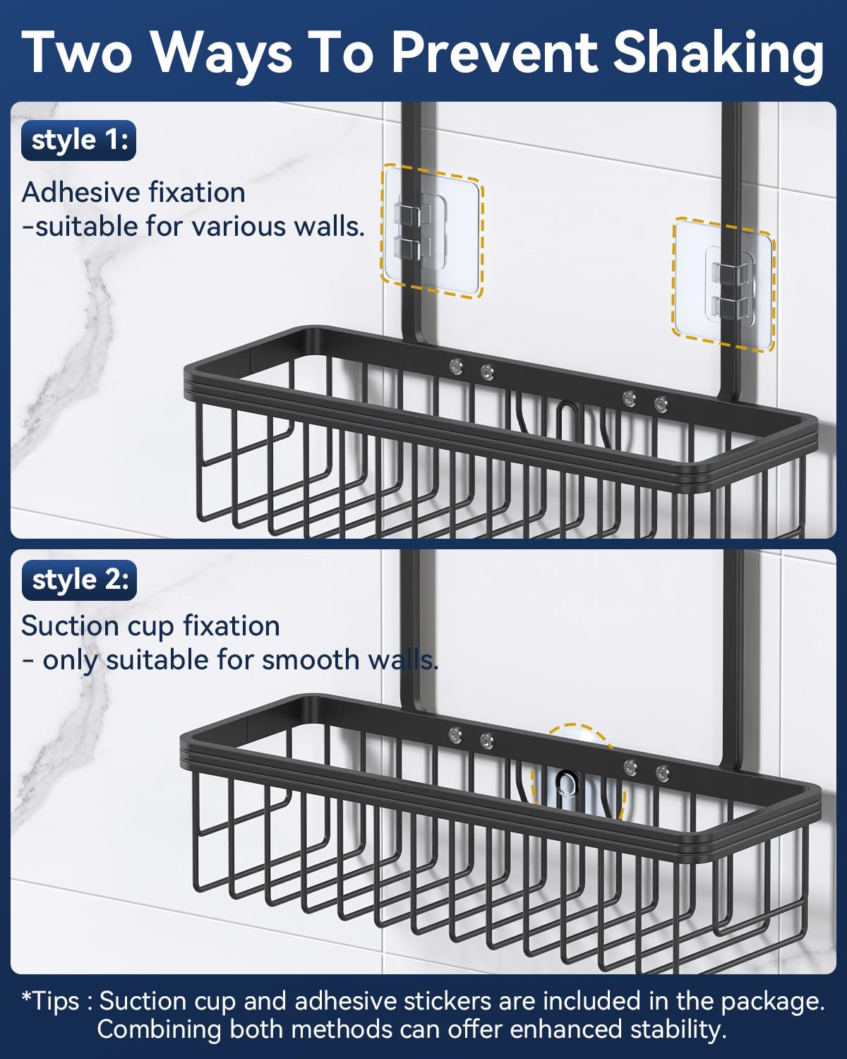 Elegant aluminum frame enhances bathroom aesthetics while staying lightweight.