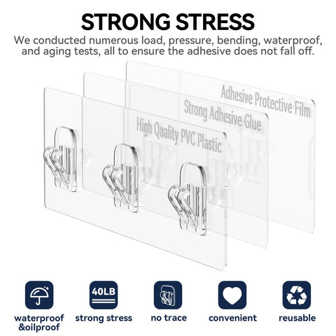 Yasonic razor and towel hooks keep bathroom essentials organized and dry.