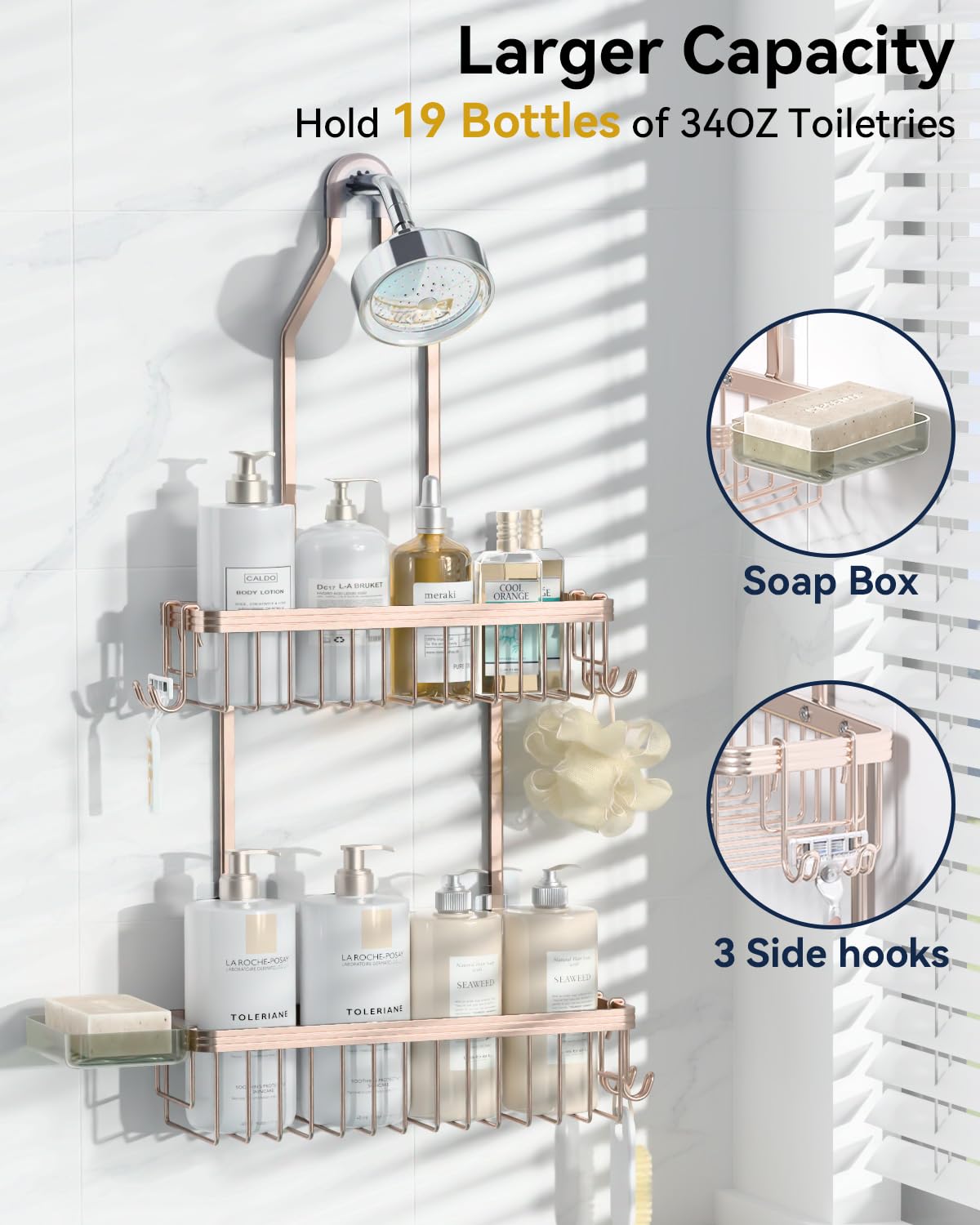 YASONIC soap dish keeps soap dry and showers cleaner.