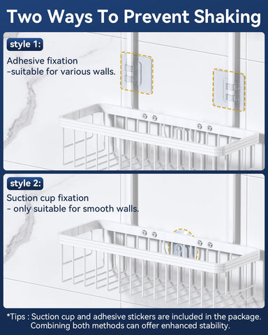Expanded shelf height fits tall bottles without crowding