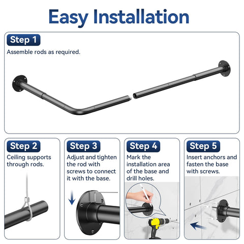 YASONIC 1-inch diameter tube provides sturdy construction.