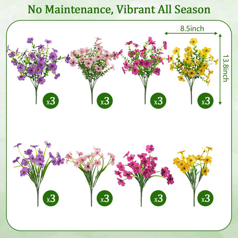 Yastouay 24-bundle set elevates window boxes and porches
