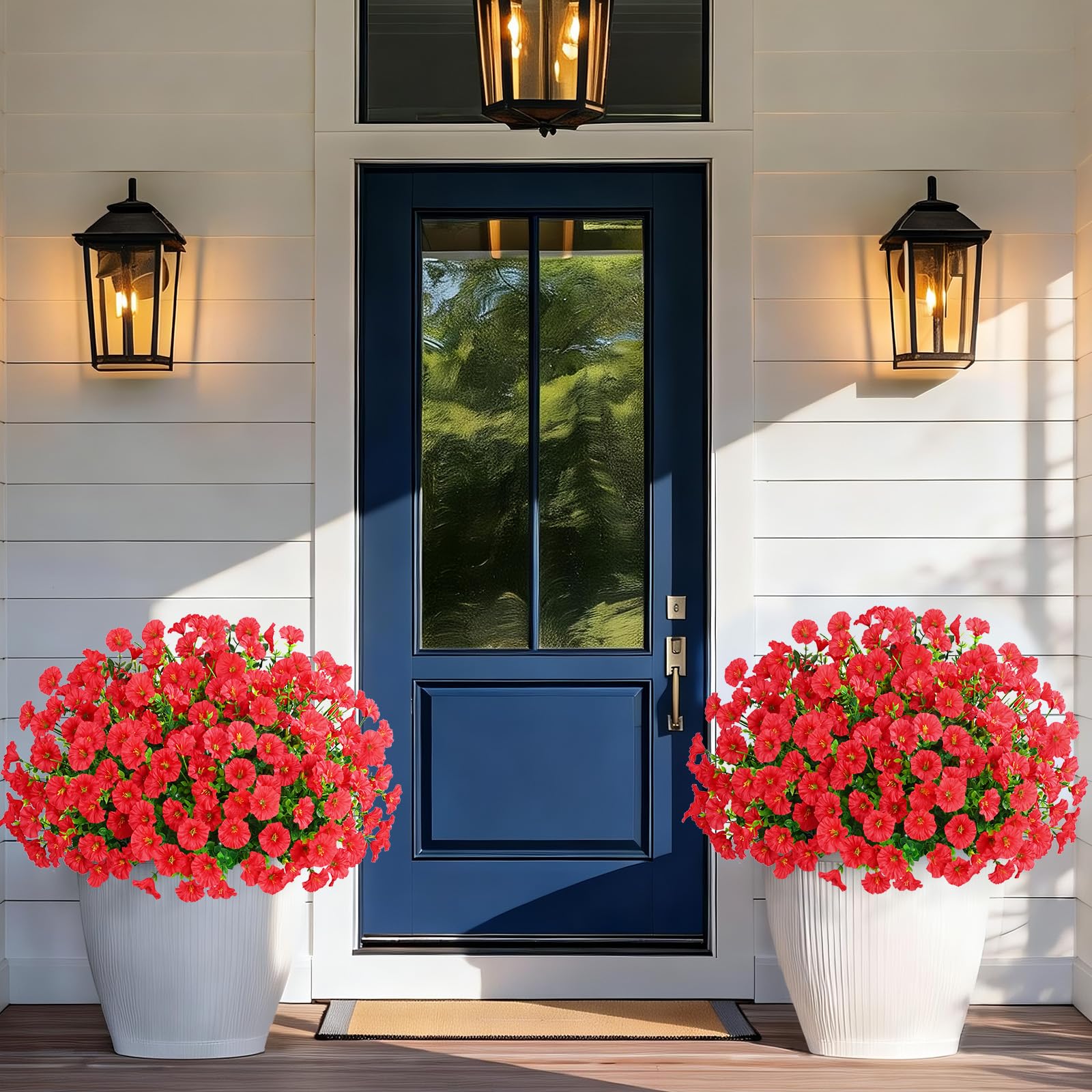 Yastouay pink morning glory artificial flowers for charming garden edges