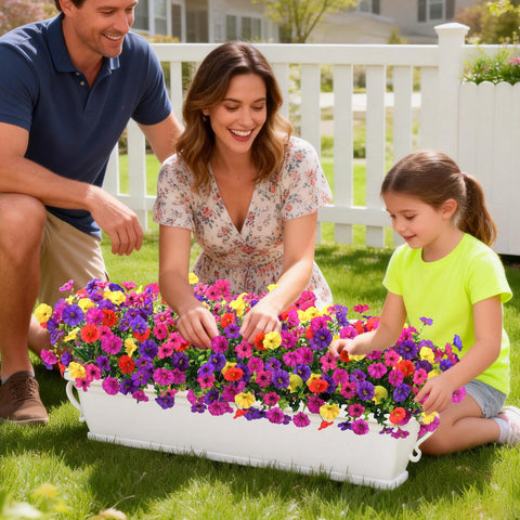 Yastouay 36-bundle arrangement provides versatile, year-round color for planters and porches.