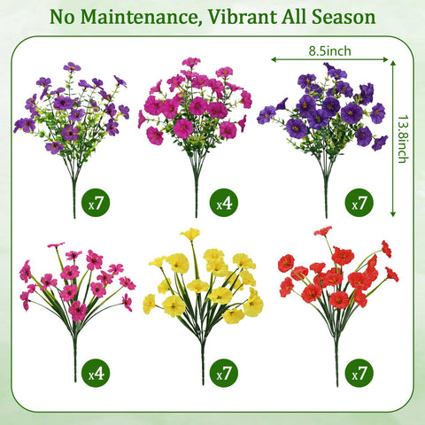 Yastouay decorative artificial flowers enhance outdoor spaces with effortless elegance.