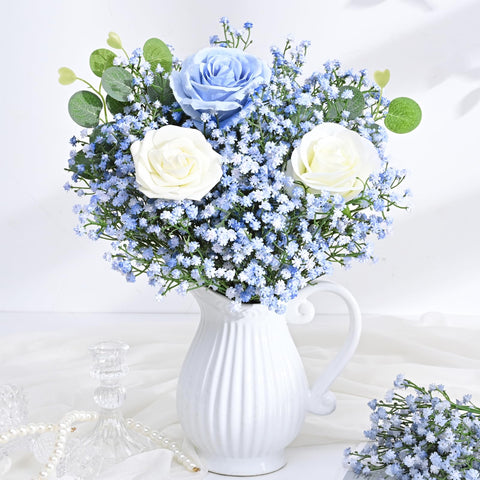 Maintenance-free Yastouay Babys Breath blue blooms for carefree arrangements.