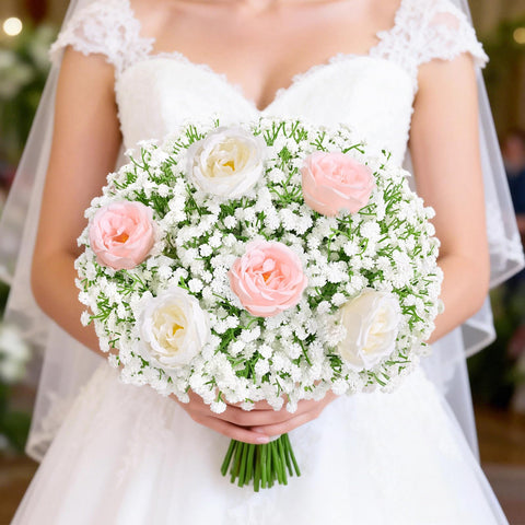 Yastouay Babys Breath wedding decor for centerpieces and accents