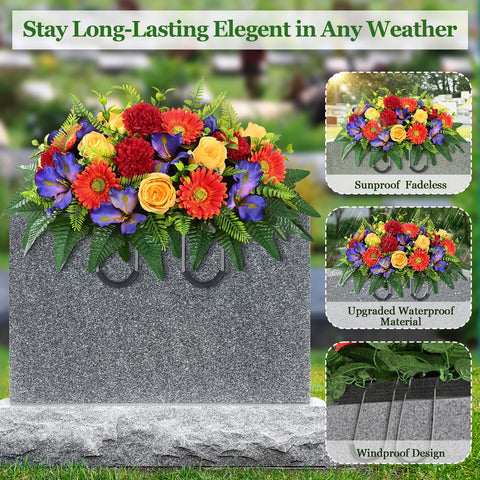 Yastouay bouquet with vase-2 featuring realistic mums and roses in balance.