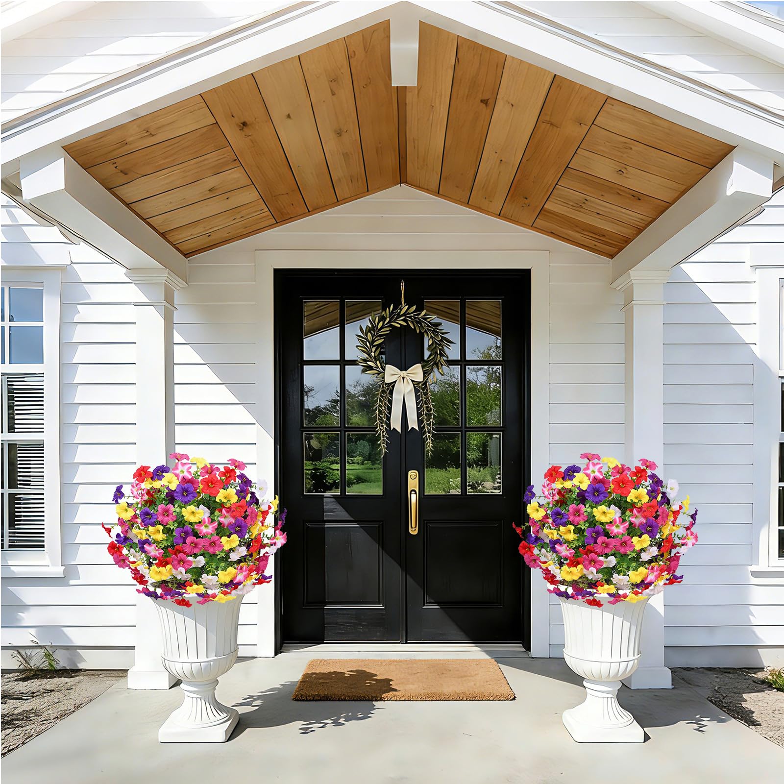 Yastouay easy-care outdoor decor requires no watering or fertilizing