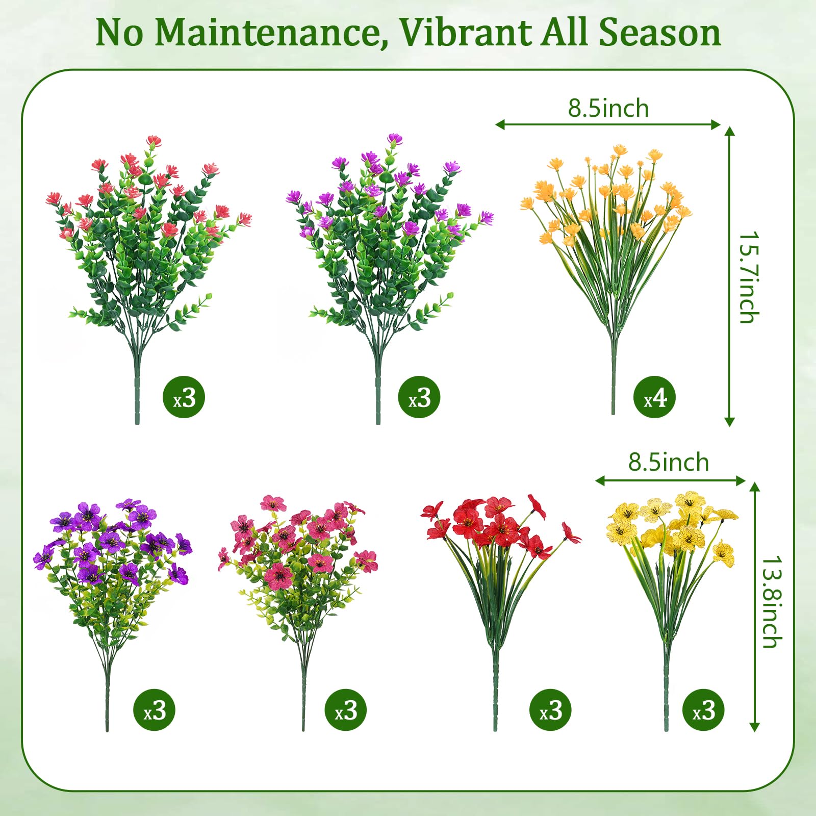 Yastouay durable garden blooms suitable for borders and edges