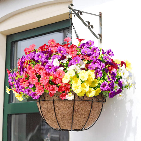 Yastouay hanging-basket flowers for porch display