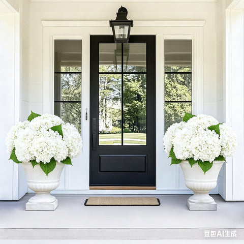 Yastouay Hydrangea outdoor decor suitable for patios and gardens.