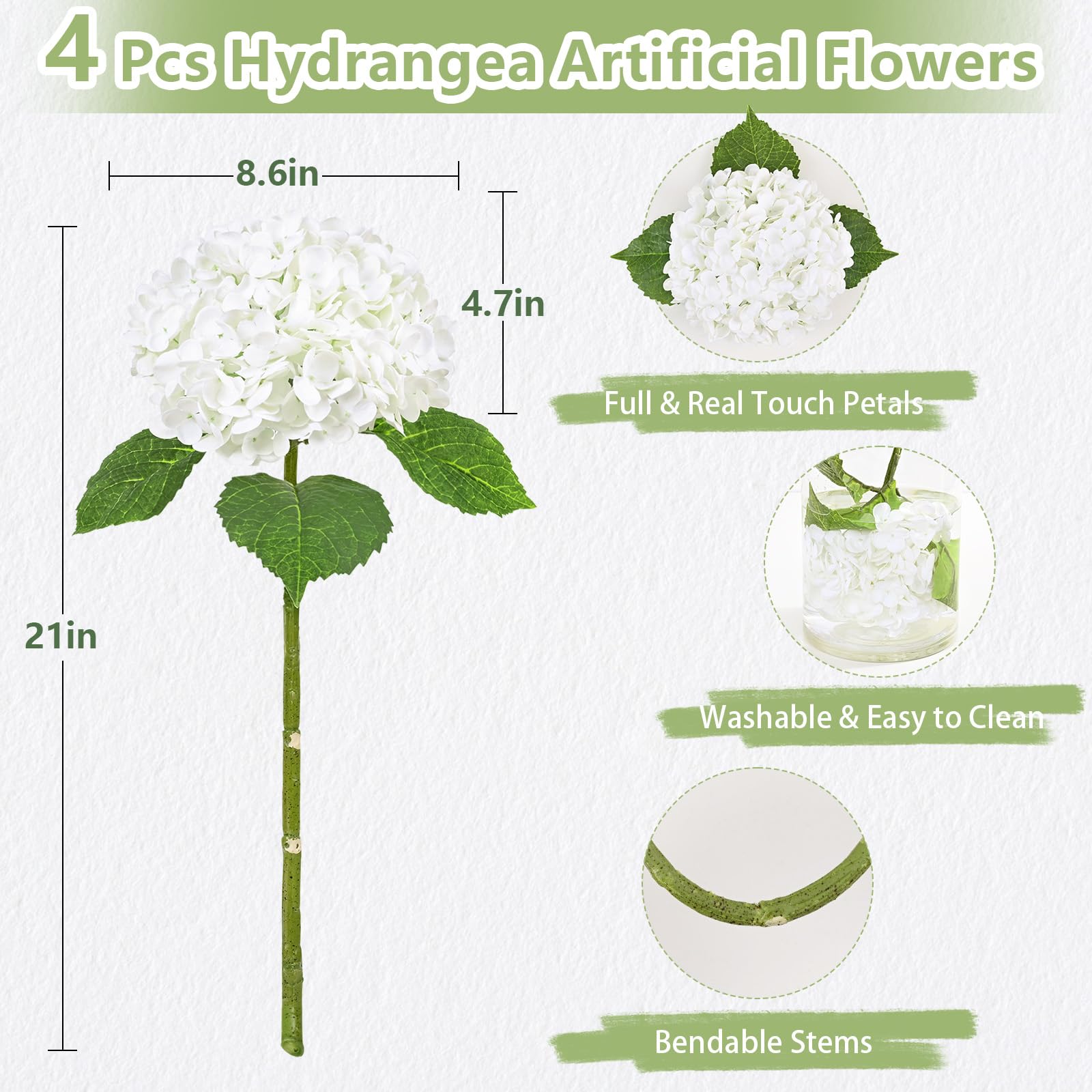 Yastouay Latex petals offer easy maintenance and cleaning.