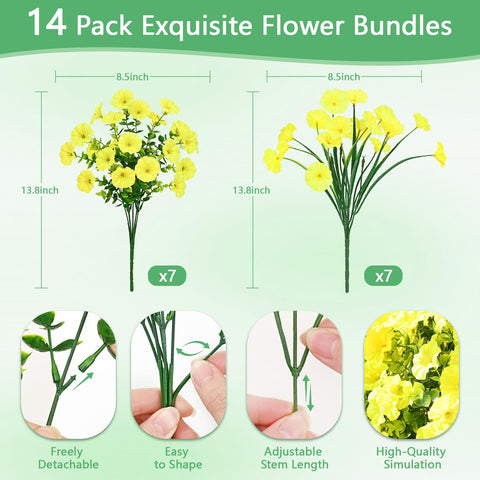 Yastouay long-lasting color in sun for year-round outdoor decoration