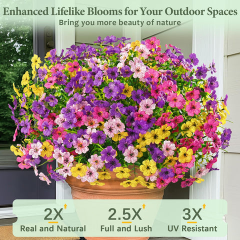 Yastouay no-fade artificial blooms stay vivid year-round
