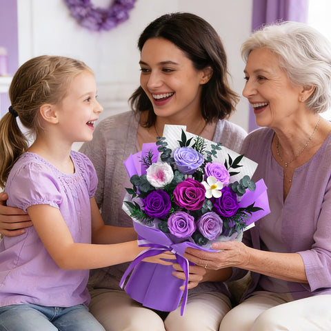 Maintenance-free preserved flowers by Yastouay for busy homes