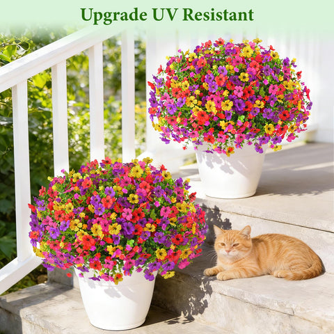 Yastouay maintenance-free outdoor flowers save time