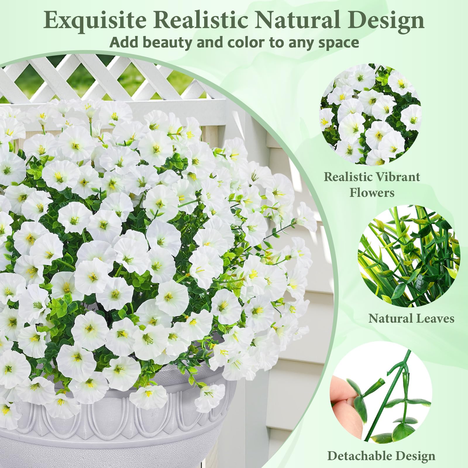 Yastouay outdoor flowers six-color pack offering versatile display options.