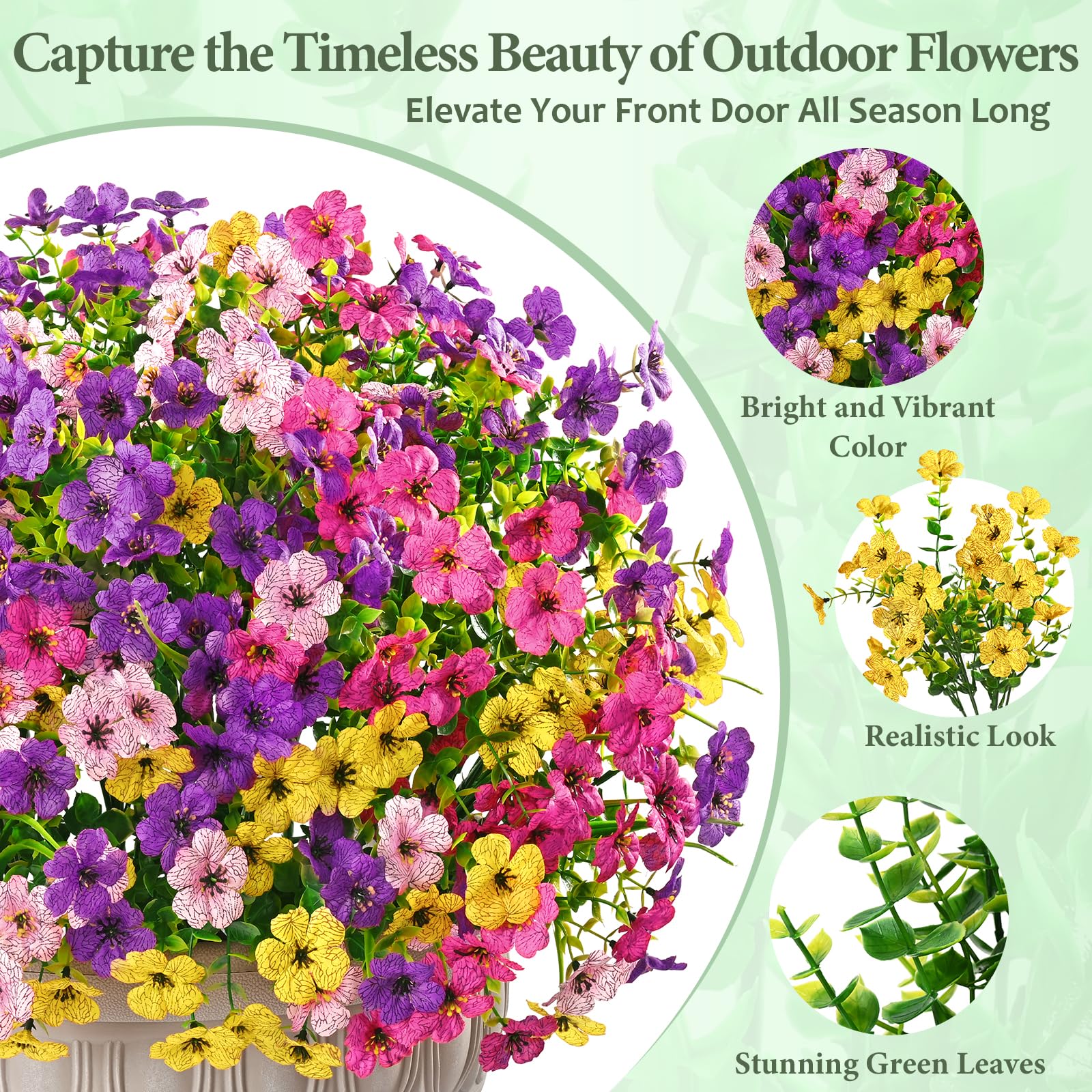 Yastouay outdoor flowers add color to gardens and windowsills