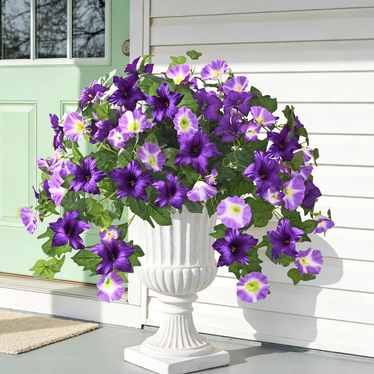Yastouay outdoor petunias bloom mix enhances garden color