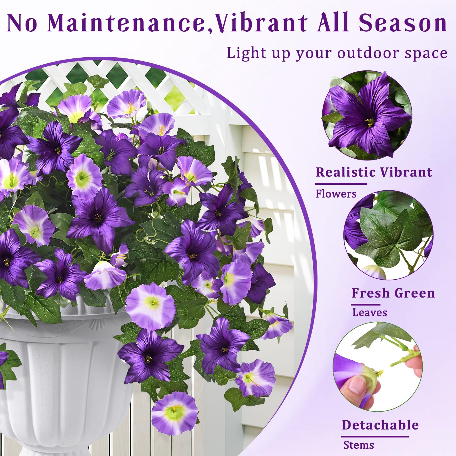 Yastouay fuller stems create lush pot displays