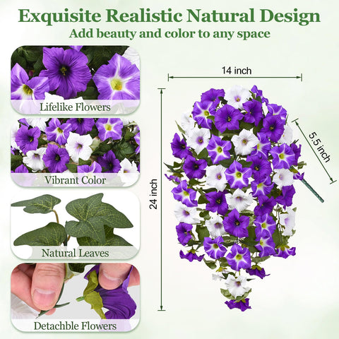 Yastouay petunias garden decor simplicity and easy maintenance.