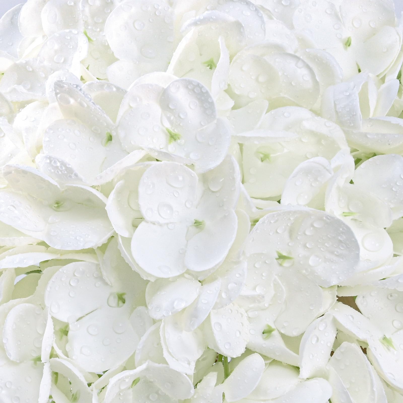 Yastouay Real Touch Hydrangea leaves texture enhances natural look.