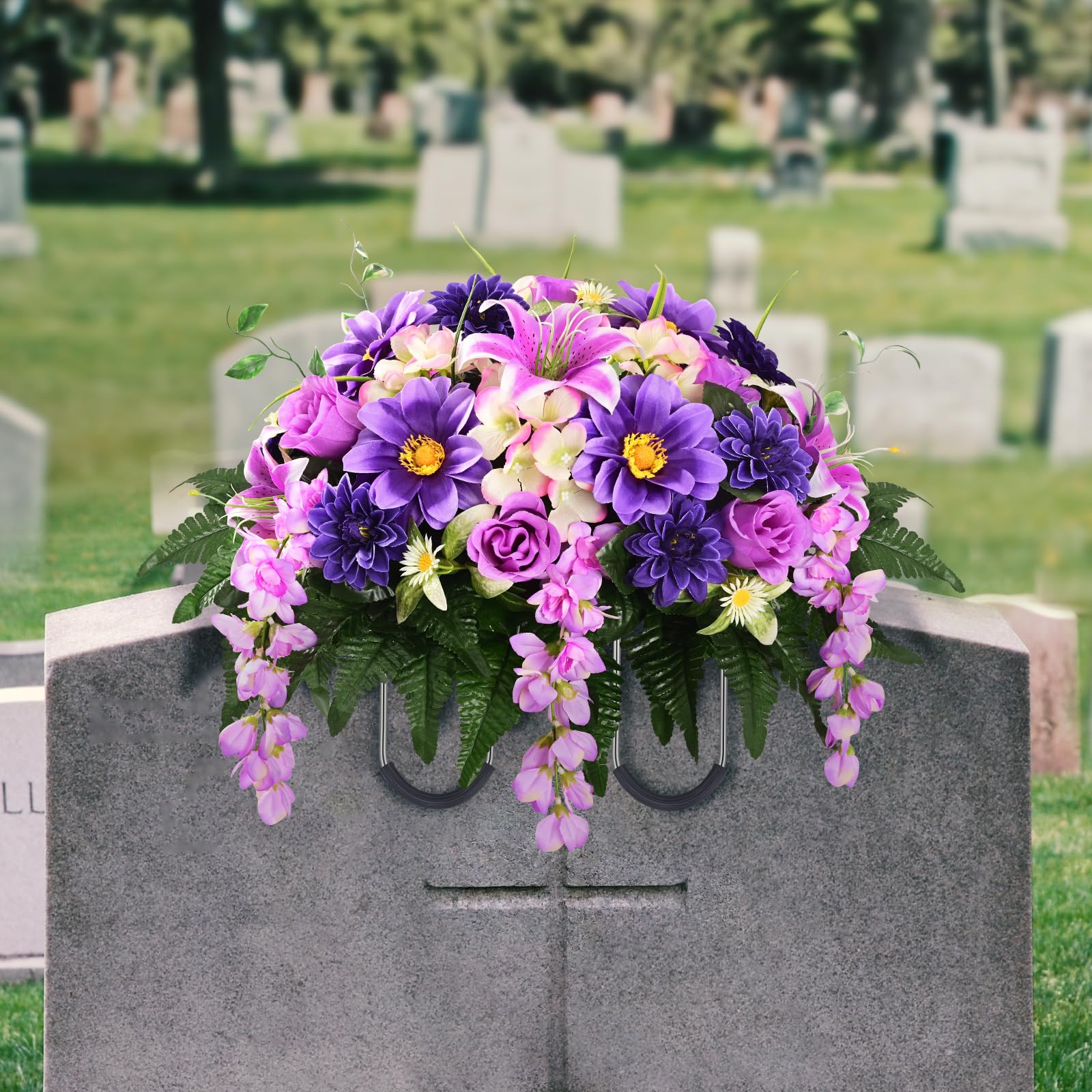 Yastouay long-lasting grave tribute suitable for Easter and other occasions.