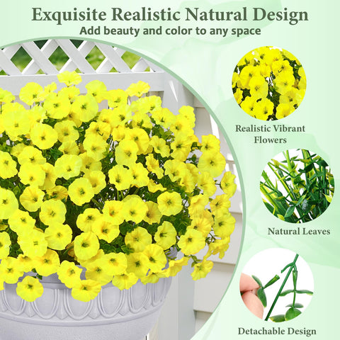 Yastouay yellow morning glory outdoor bloom close-up for porch decor