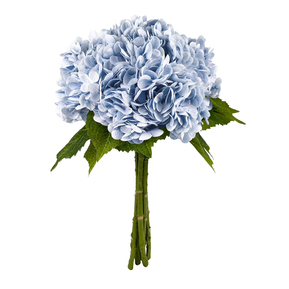 Yatim 21-inch blue hydrangea head with stems for elegant centerpieces