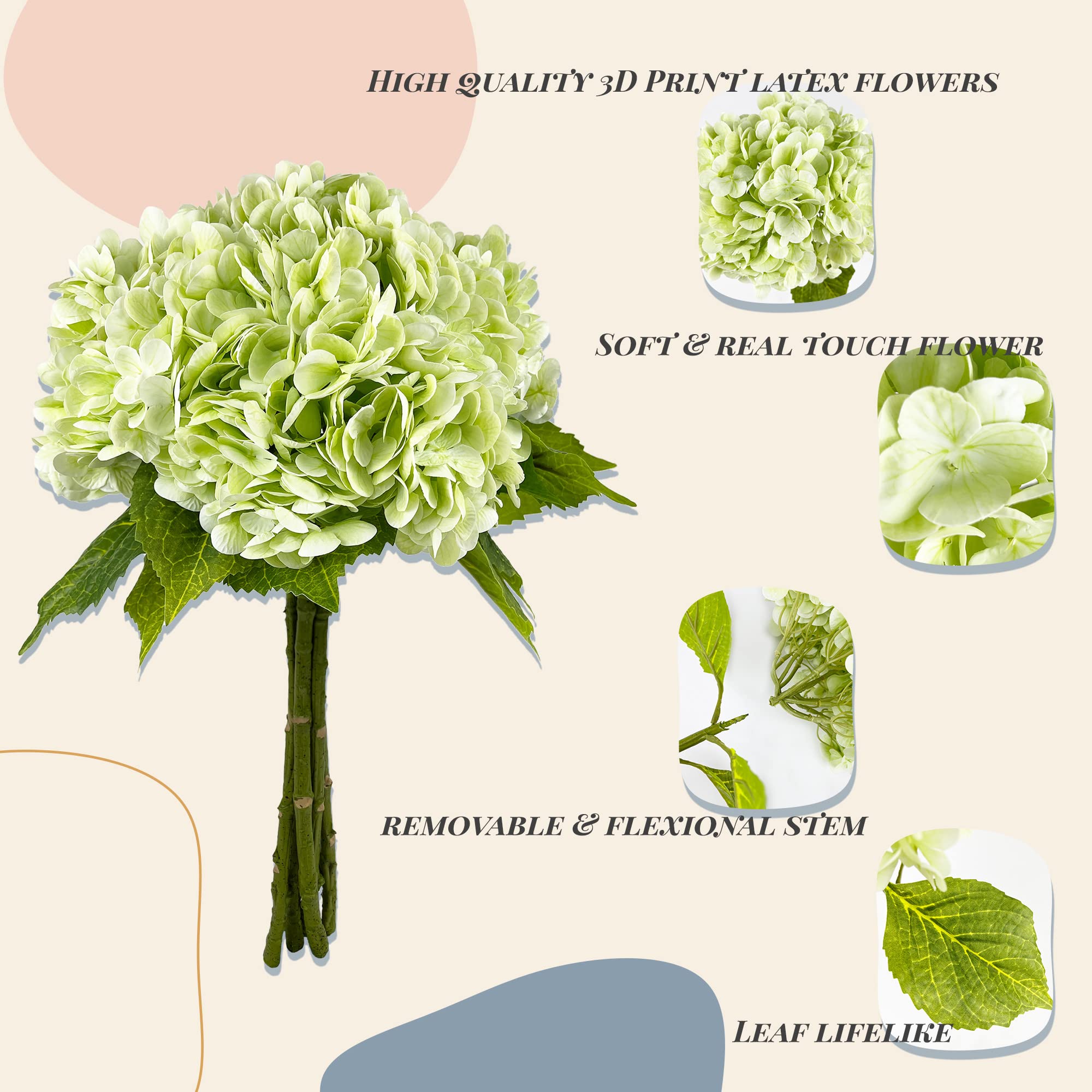 Yatim five-head bouquet set with stems for DIY arrangements
