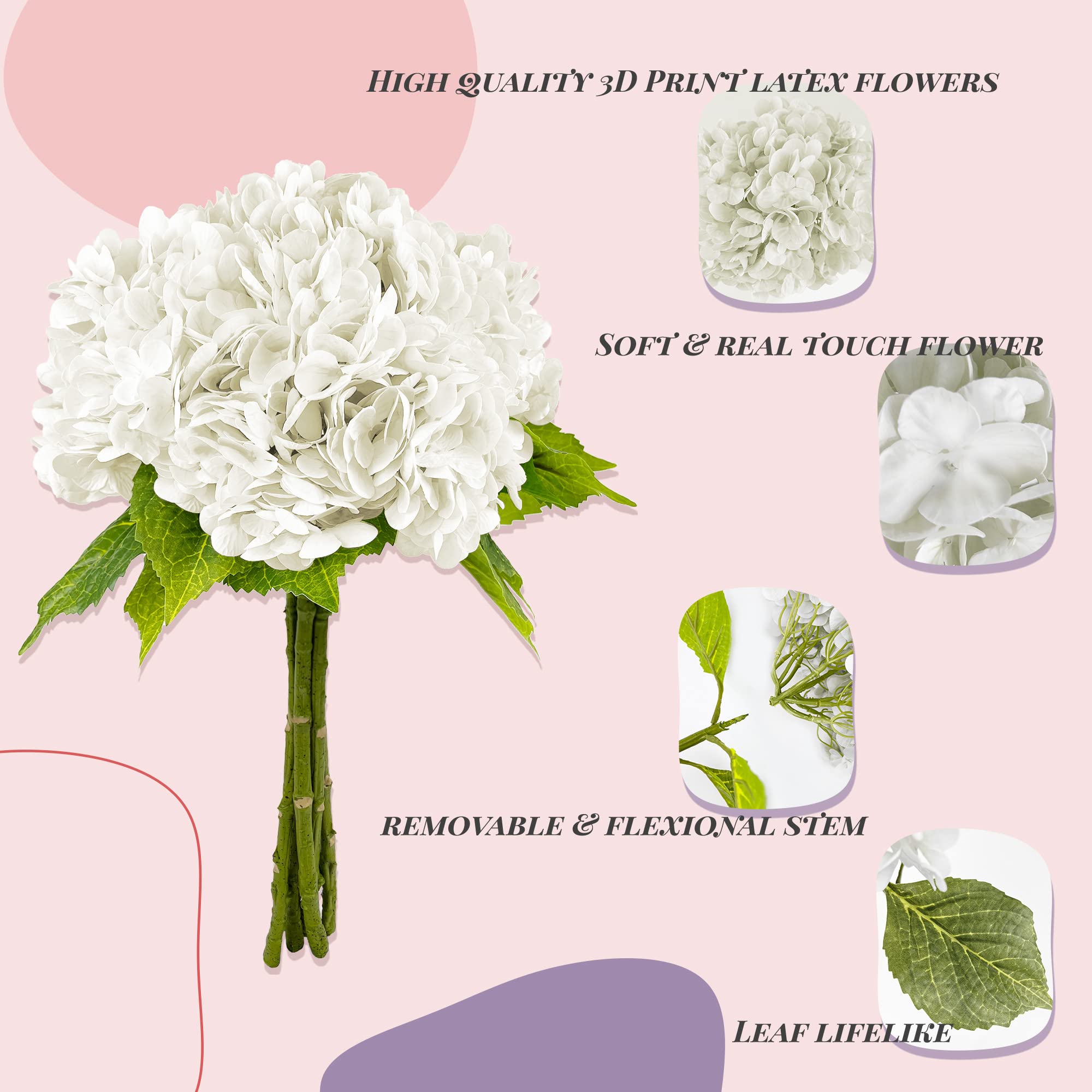 Yatim five-piece hydrangea head pack ready for DIY bouquets.
