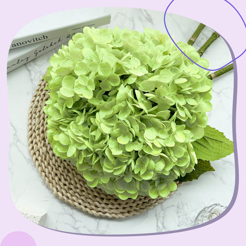Yatim artificial hydrangea heads pack of 5 ready to arrange