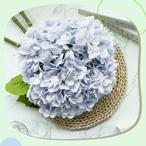 Yatim five-piece artificial hydrangea head set for versatile styling