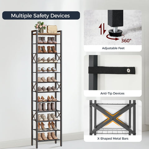 YATINEY anti-tip steel bars enhance stability for busy households.