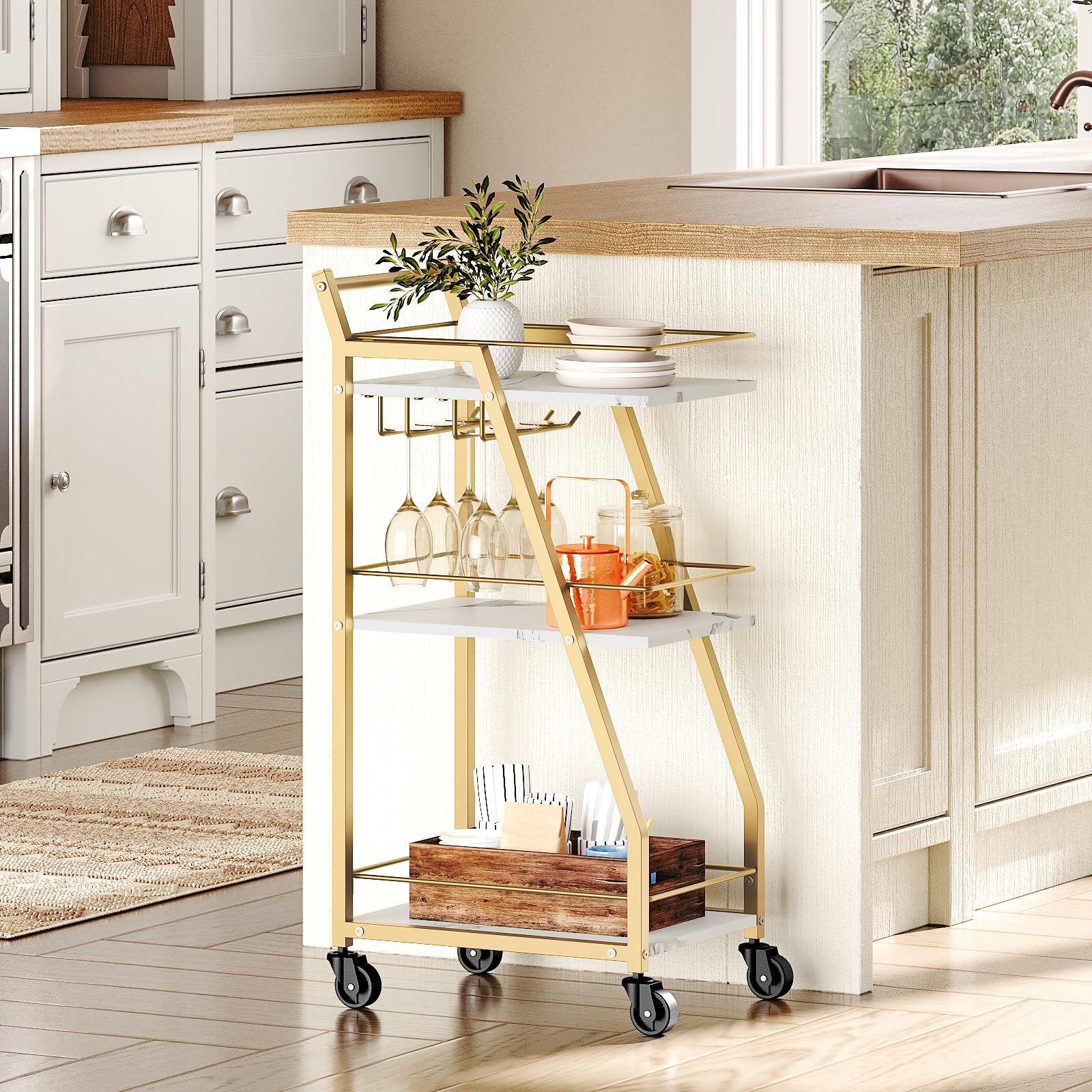 YATINEY bar cart premium materials for everyday use